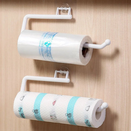 Wall-Mounted Paper Towel and Toilet Paper Holders