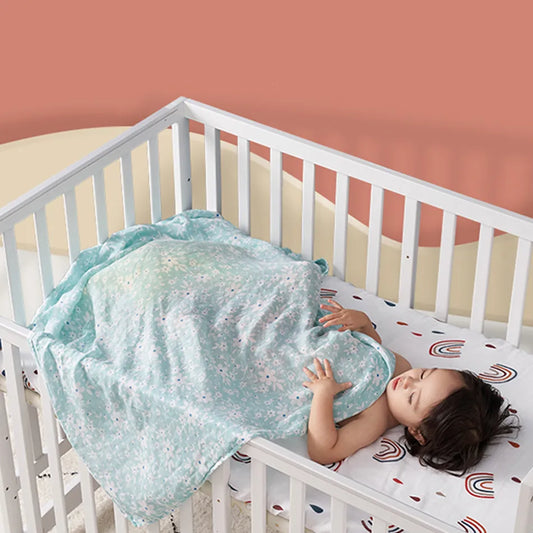 Wickeltuch aus Bambus-Baumwolle mit Digitaldruck