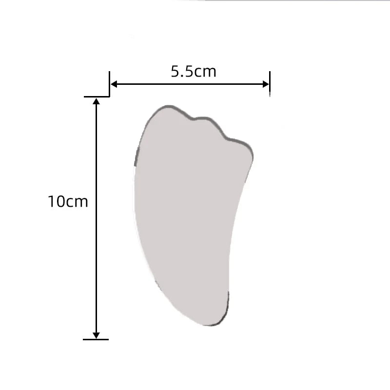 Ensemble de rouleaux faciaux et Gua Sha en acier inoxydable – Outils de massage rafraîchissants anti-rides