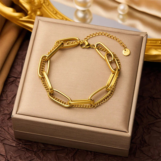Women's Stainless Steel Chain Bracelet