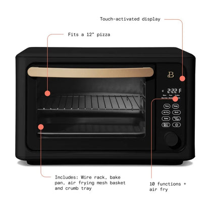 10L Touchscreen Air Fryer Toaster Oven