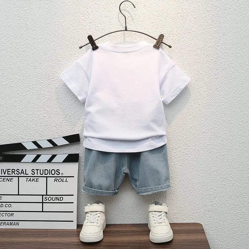 Summer Casual 2pcs Toddler Suit for Boys & Girls
