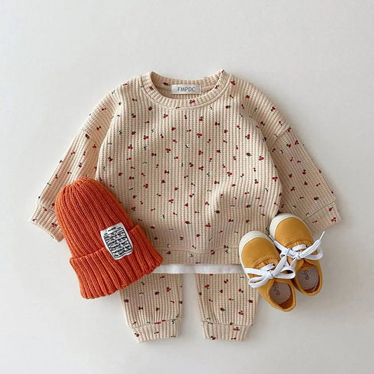 2-teiliges Set für Kleinkinder mit Fruchtdruck