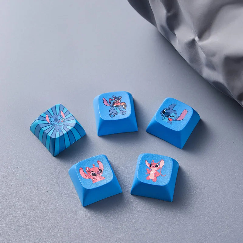 Touches de jeu mécaniques, 8 couleurs, adorables petits monstres