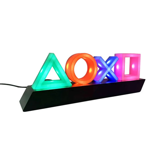 Game Icon Light PS4 PlayStation Music Light Voice Control LED Neon Lamp - USB/Battery Powered