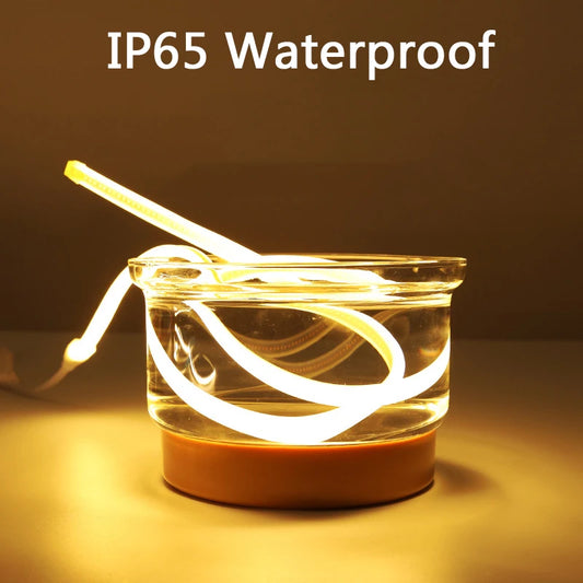 220V High Brightness Waterproof COB LED Strip