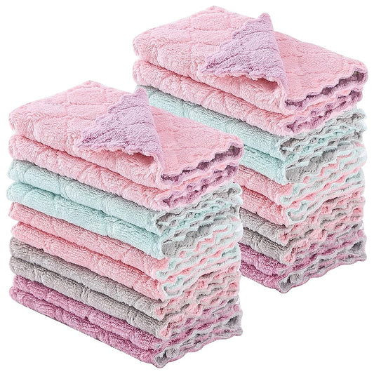 Microfiber Towels - Absorbent Kitchen Cleaning Cloth