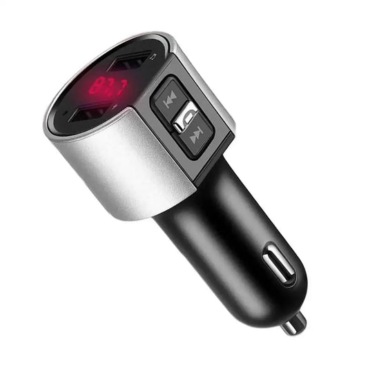 Bluetooth FM Transmitter with Dual USB Charger and Handsfree Calling