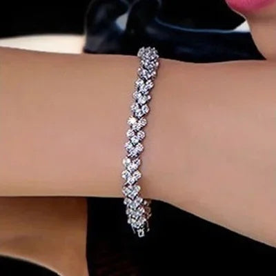 Stainless Steel Crystal Bracelets for Women