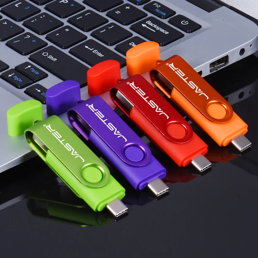 Multifunctional OTG Type-C USB Flash Drive - 32GB to 128GB