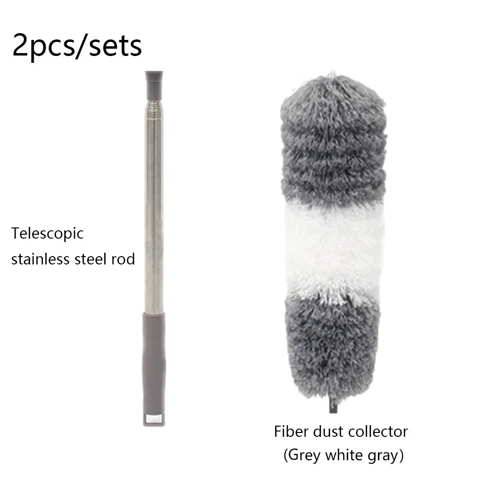 Extendable Microfiber Duster Brush for Gaps & Furniture Cleaning