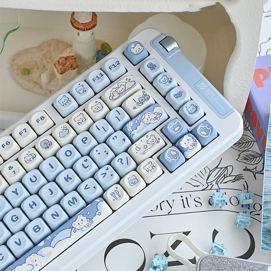 Touches PBT à thème cochon mignon pour commutateur MX