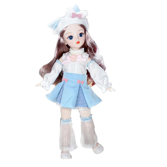 Poupée mariée BJD 3D 30 cm 1/6