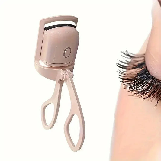 Fast Heating Portable Pink Electric Eyelash Curler
