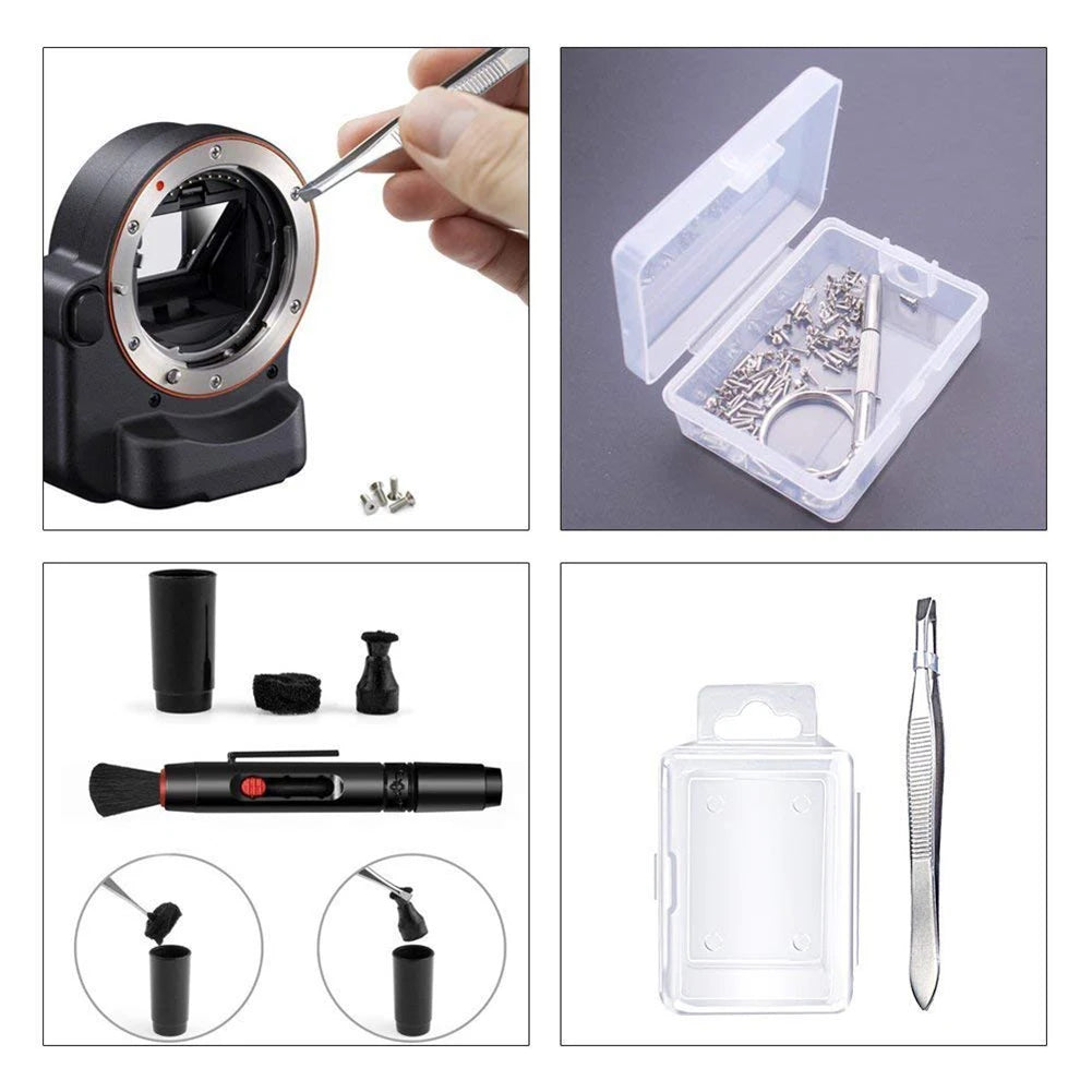 47-Piece DSLR Camera Sensor Lens Cleaning Kit