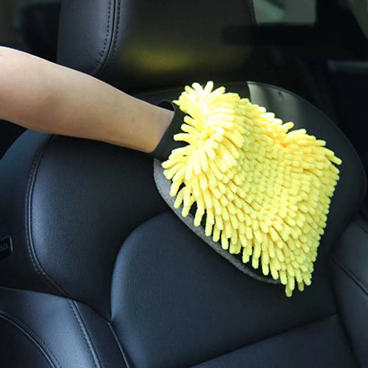 Anti-Scratch Soft Coral Car Wash Glove