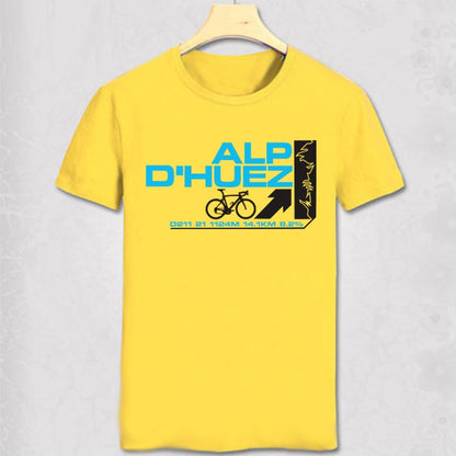 Alpe d'Huez Cycling Tee - Ride in Style
