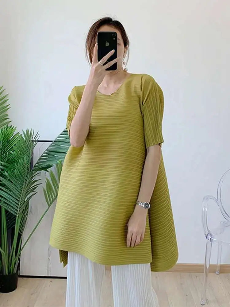 Summer Pleated Tops: Korean Aesthetic