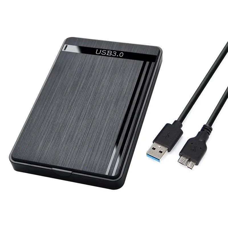2.5'' SATA to USB 3.0 HDD Enclosure – Portable Hard Drive Case for SSD & External Storage Includes USB 3.0/2.0 Cable ABS Material