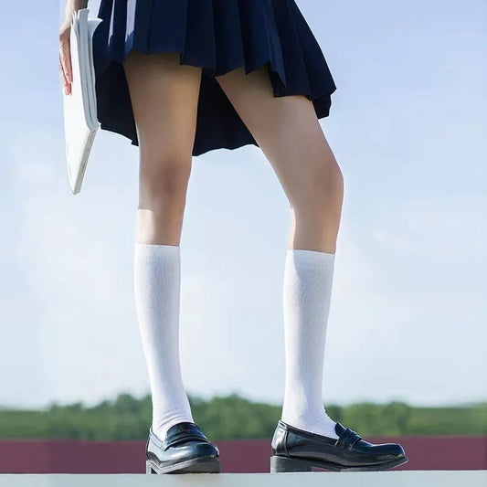 Chaussettes Lolita hautes pour femmes - Mignonnes et respirantes