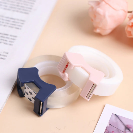 Portable Writable Tape Dispenser with Cutting Tool