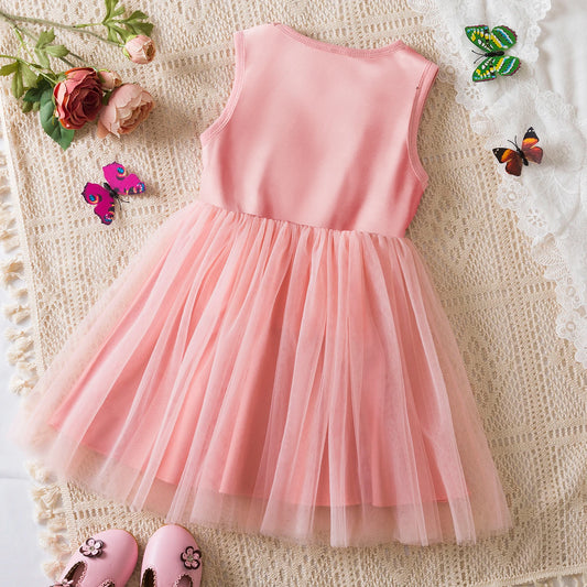 Robe de princesse à sequins scintillants