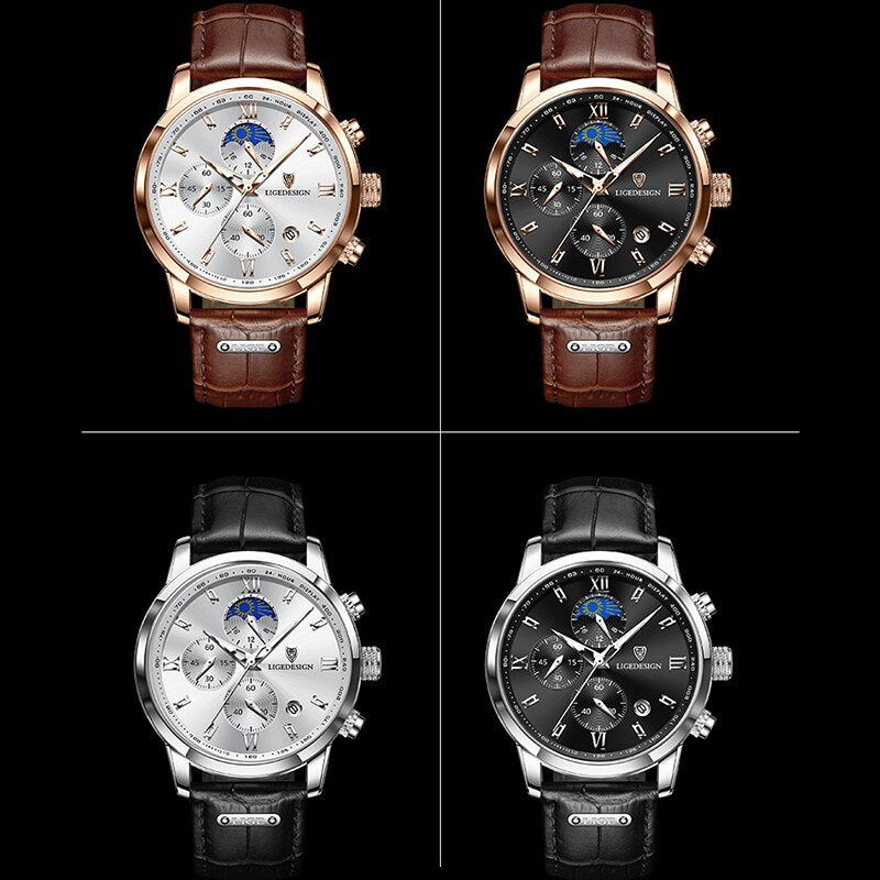 Luxury Chrono Sport Quartz Watch