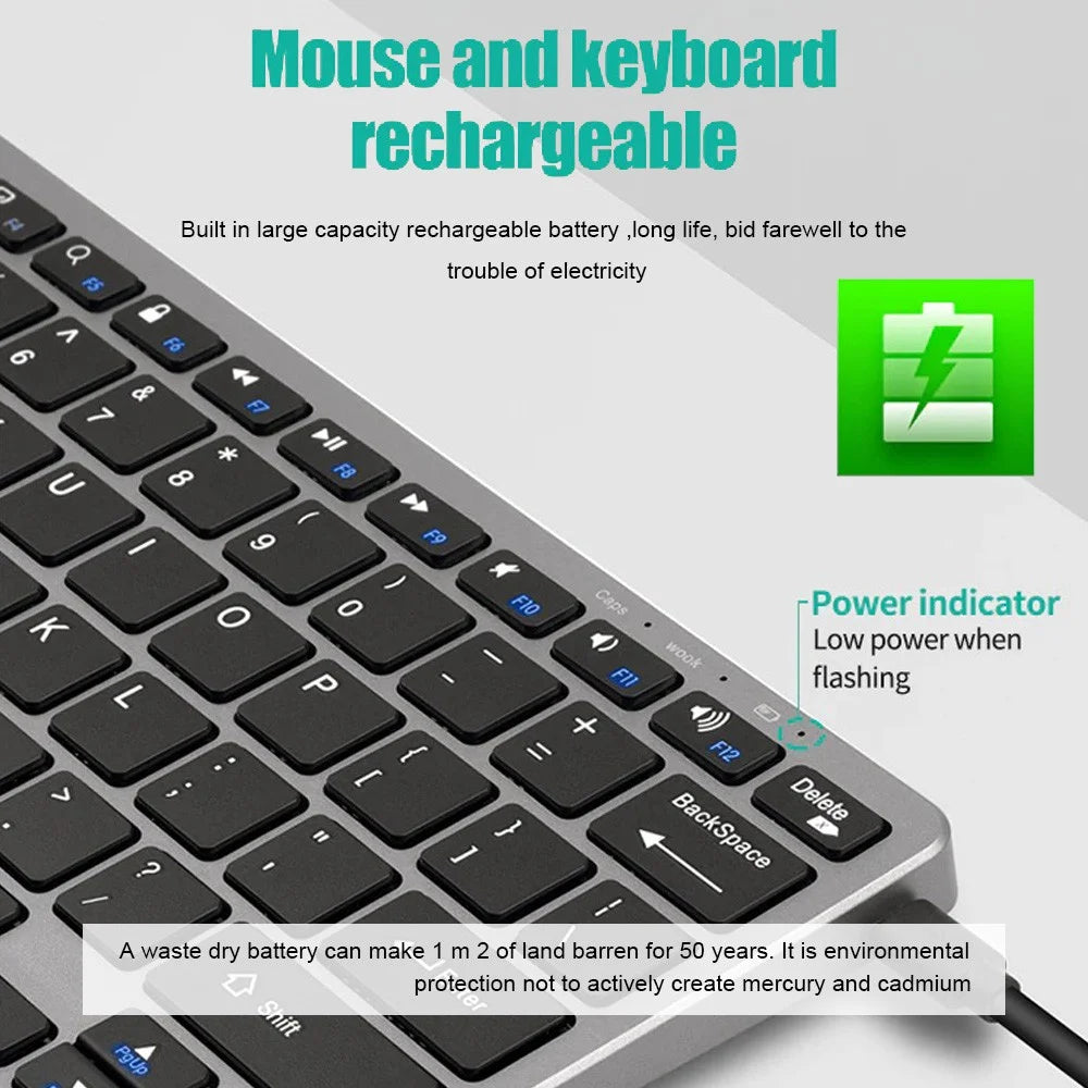 Mini Multimedia Bluetooth Keyboard for Various Devices