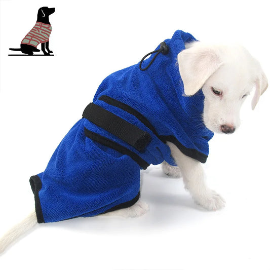 Super Absorbent Dog Bathrobe Towel for Dogs