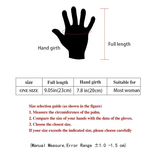 Damen Winterhandschuhe aus Wildlederplüsch