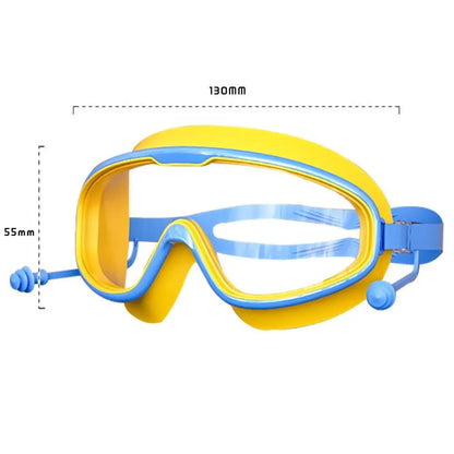 Clear Anti-Fog Swim Goggles for Kids - No Leak/Pool & Beach Ready