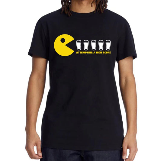 Lustiges π Disappearing Design Baumwoll-T-Shirt