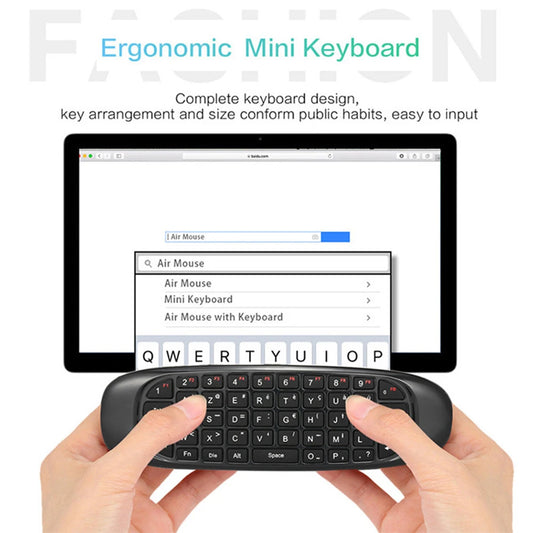 2.4G RF Smart Remote Control with Air Mouse and Backlit Keyboard for Android TV Box