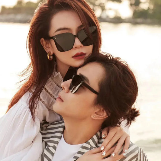 Unisex Sunglasses UV400 Simple Design Decorative Eyewear for Car Driving