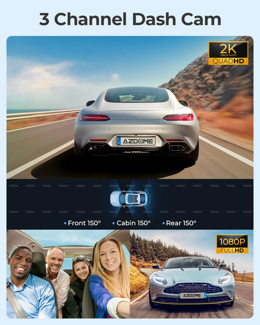 M550 4K/1080P Dash Cam with GPS/Wi-Fi - Night Vision