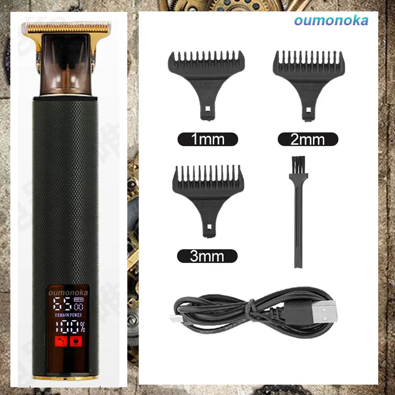 Rechargeable Electric Shaver for Men - T9 Hair Cutting Machine