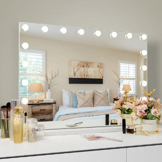 Large Vanity Mirror with 10X Magnifying