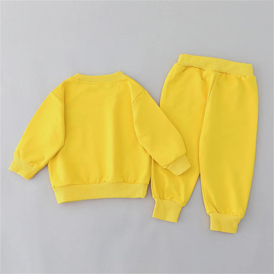 2PCS Kids Bear Outfit - Long Sleeve & Pants