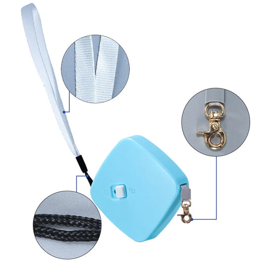 Mini laisse rétractable pour chien - Promenades faciles pour animaux de compagnie