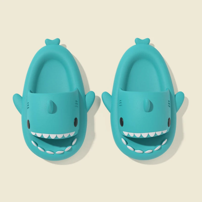 Shark-Hausschuhe, rutschfeste, einfarbige EVA-Schuhe