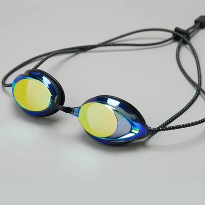 Outdoor Swimming Goggles with Bright Color Electroplating
