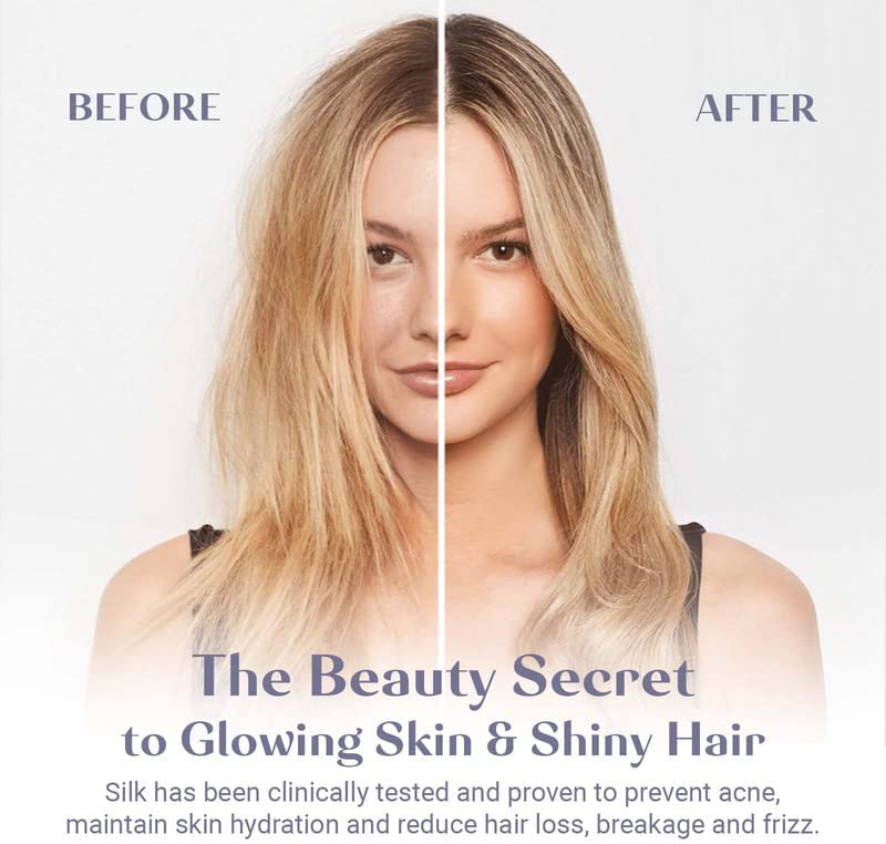 Confort de beauté des cheveux en satin soyeux - Taille Standard/Queen