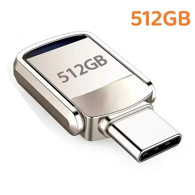 Type-C Metal USB Flash Drive - 32GB to 64GB