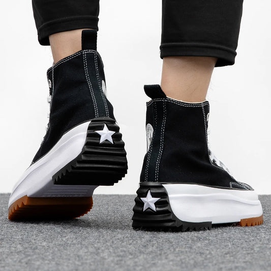 Chaussures de course décontractées à plateforme pour femmes avec baskets à semelles épaisses