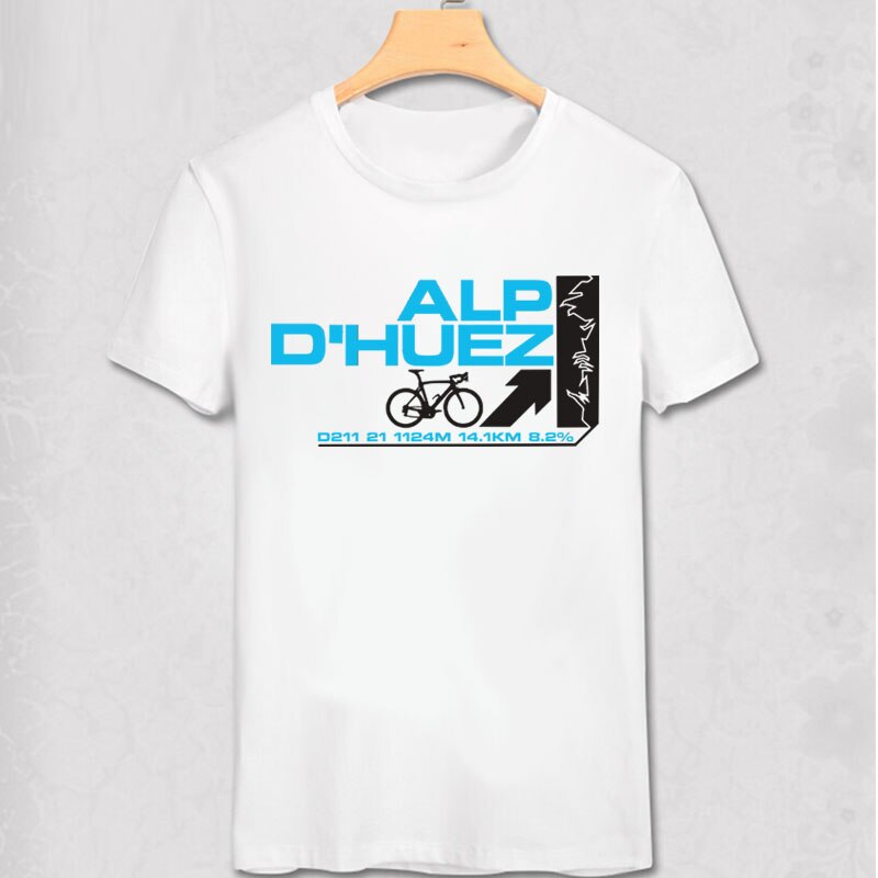 Alpe d'Huez Cycling Tee - Ride in Style