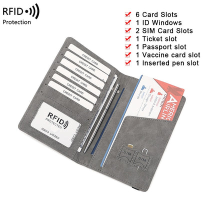 Luxury RFID Passport Wallet