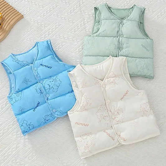 Charm-Weste-Tanktop für Mädchen für den Winter