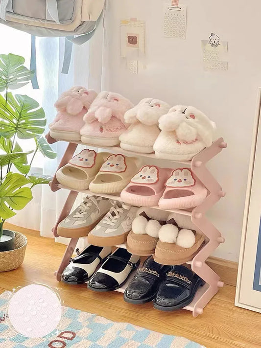 Z-Type Shoe Rack Simple Assembly