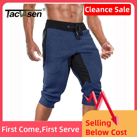 Men's Summer Capri Shorts for Running