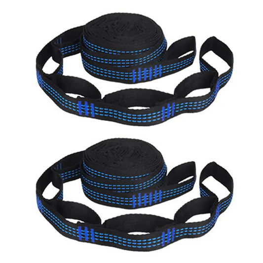 2Pcs Reinforced Polyester Hammock Straps